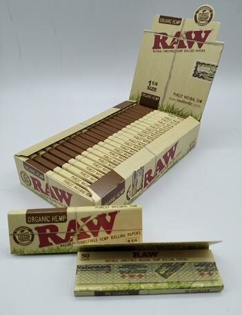 PAPEL PARA LIAR RAW ORGANICO C/F  KING SIZE  CJX24 